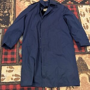 Mens vintage Air Force all weather trench coat with removable liner